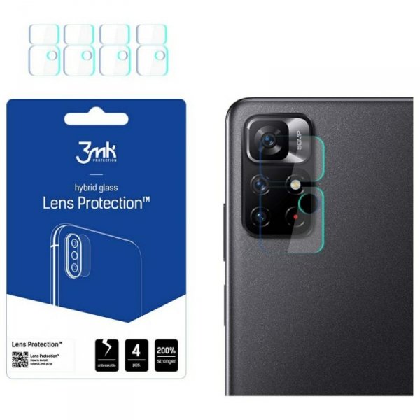 3MK Lens Protect Xiaomi Redmi Note 11S 5G/11T 5G Ochrona na obiektyw aparatu 4szt