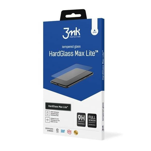 3MK HardGlass Max Lite Oppo Reno 8 Pro czarny/black Fullscreen Glass Lite