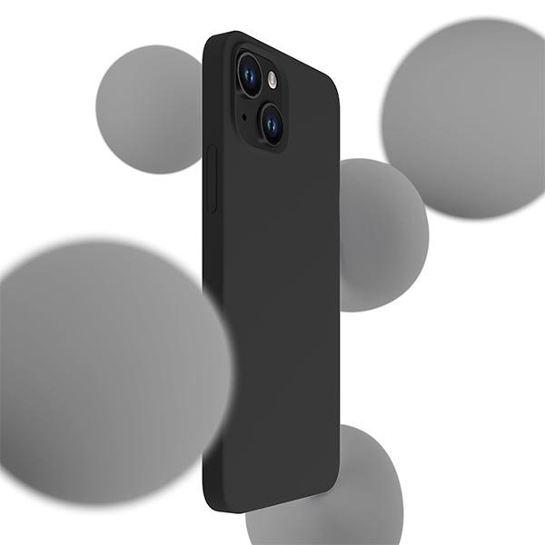 3MK Silicone Case iPhone 14 / 15 / 136.1&quot; czarny/black