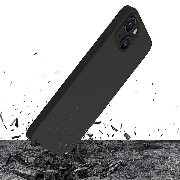 3MK Silicone Case iPhone 14 / 15 / 136.1&quot; czarny/black