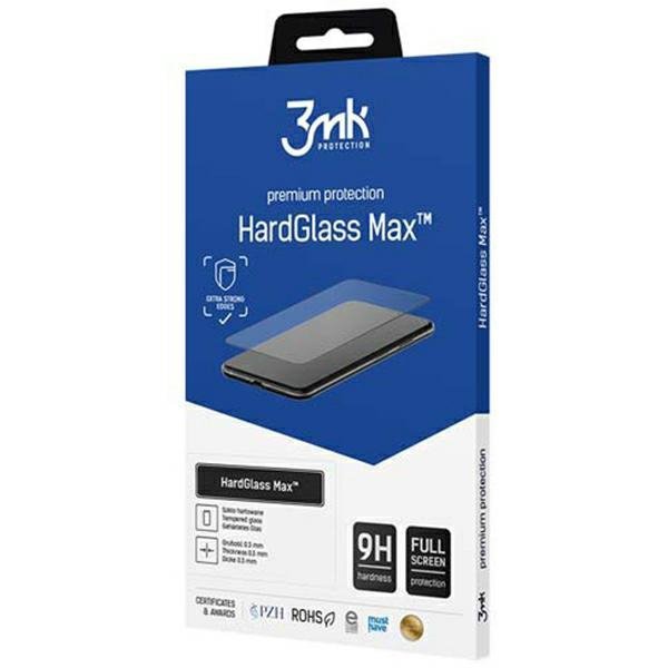 3MK HardGlass Max Sam A55 5Gczarny/black, Fullscreen Glass
