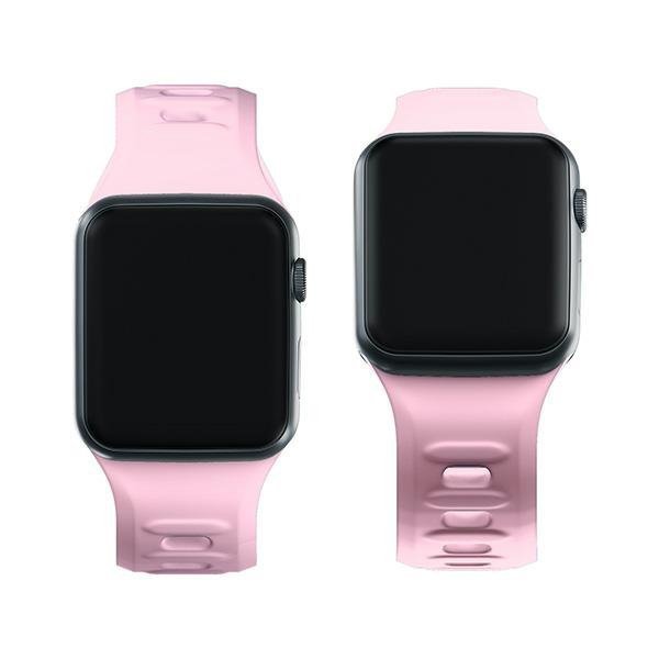 3MK Silicone Watch Strap Powder Pinkdla Apple Watch 42/44/45/49 mm