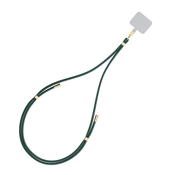 3MK EasyClip Dark Green (gold)smycz do telefonu