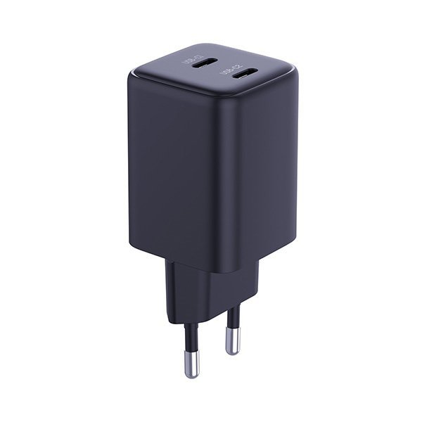 3MK Hyper Charger PD 45W ład. sieć.czarna/black + 2x USB-C Cables