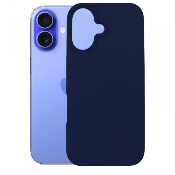 3MK Silicone Case iPhone 16 6.1"         granatowy/dark navy
