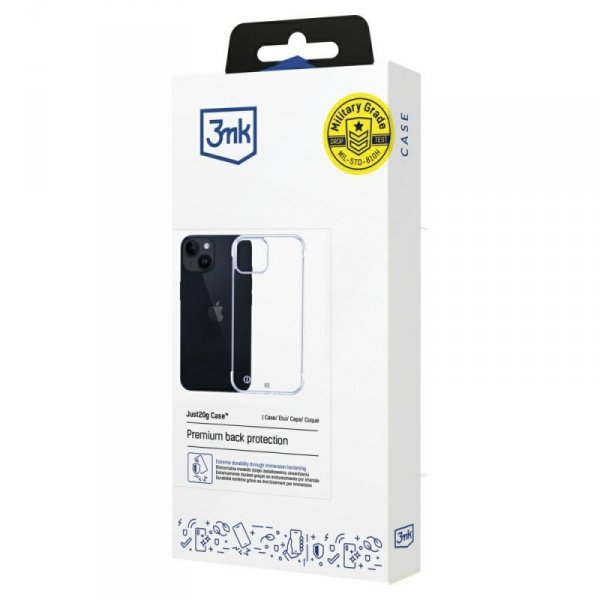 Etui 3MK Just20g Clear Case do iPhone 15 Plus
