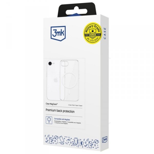 Etui 3MK Clear MagCase do Apple iPhone   16E