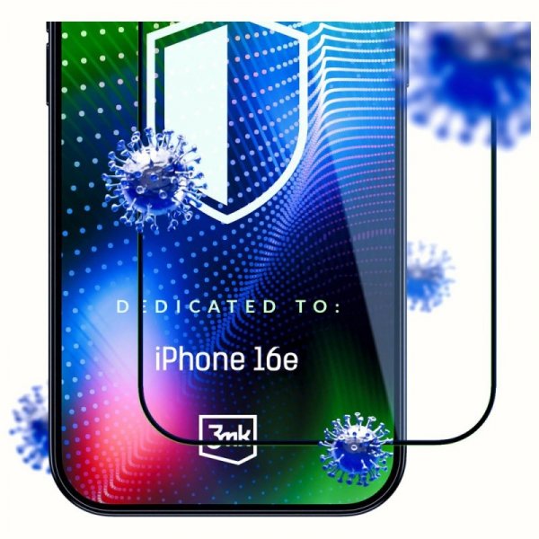 Szkło hartowane 3MK HARDY Ultra Glass do Apple iPhone 16E / 17E