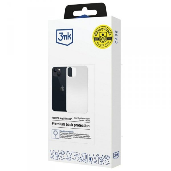 Etui 3MK Hardy MagSilicone do Apple      iPhone 14 biały