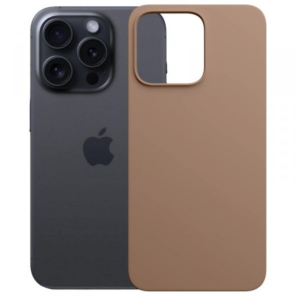 Etui 3MK Hardy MagSilicone do Apple      iPhone 14 Pro Max ciemnozłoty