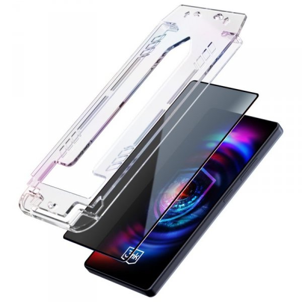 Szkło hartowane 3MK HardGlass Max        Privacy z aplikatorem do Apple iPhone 13 Pro Max/14 Plus