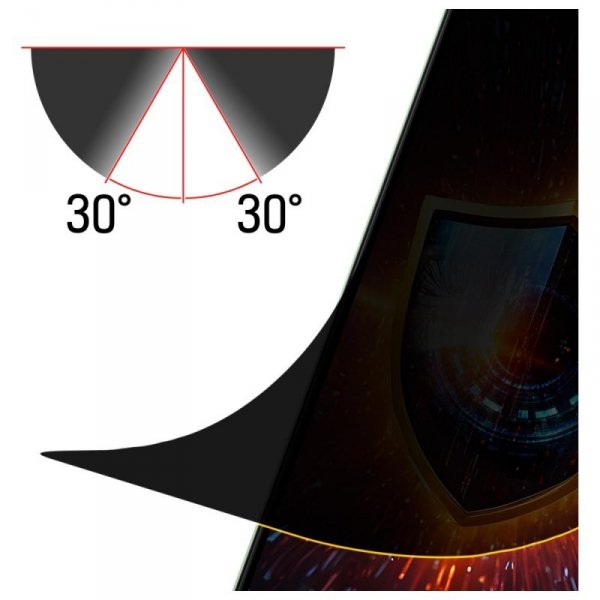 Szkło hartowane 3MK HardGlass Max        Privacy do Xiaomi Redmi 15 4G/ 15 5G