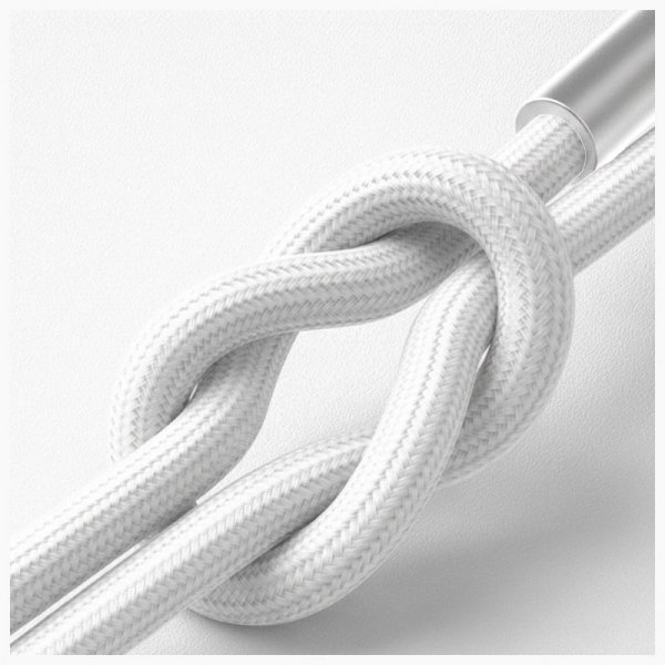 Kabel 3MK Hyper Cable N-SERIES USB-C do  USB-C 1m 20V/5A 100W biały