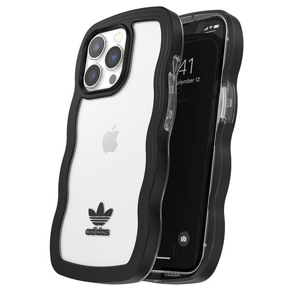 Adidas OR Wavy Case iPhone 13 Pro/13 6,1&quot; czarny-przezroczysty/black-transparent 51900