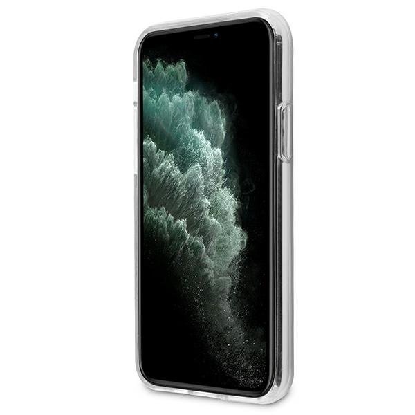 AMG AMHCN61TCBW iPhone 11 / Xr 6,1&quot;przezroczysty/transparent hardcase Electroplate Black&White