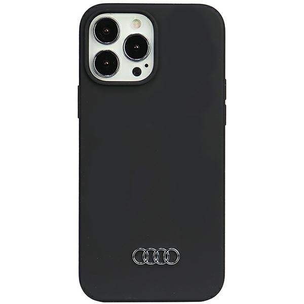 Audi Silicone Case iPhone 13 Pro Max 6.7&quot; czarny/black hardcase AU-LSRIP13PM-Q3/D1-BK
