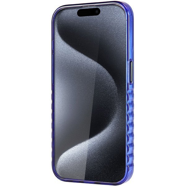 Audi IML MagSafe Case iPhone 15 Pro 6.1&quot; niebieski/navy blue hardcase AU-IMLMIP15P-A6/D3-BE