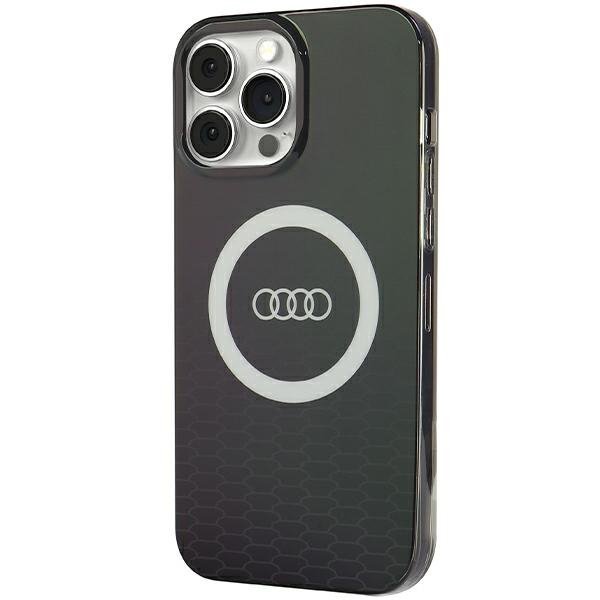 Audi IML Big Logo MagSafe Case iPhone 13 Pro / 13 6.1&quot; czarny/black hardcase AU-IMLMIP13P-Q5/D2-BK