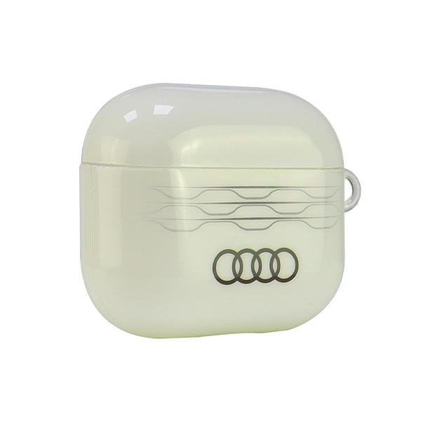 Audi IML Geometric Pattern AirPods 3cover biały/white AU-IMLAP3-A6/D3-WE