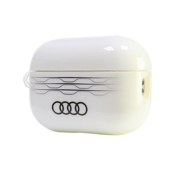 Audi IML Geometric Pattern AirPods Pro 2cover biały/white AU-IMLAPP2-A6/D3-WE