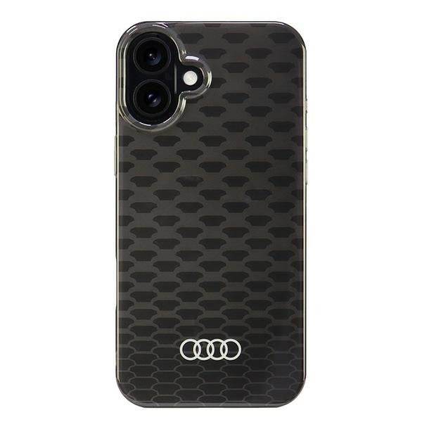 Audi IML Stitching Pattern MagSafeiPhone 16 Plus 6.7&quot; czarny/black hardcase AU-IMLMIP16M-Q5/D3-BK