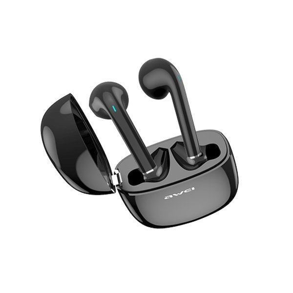 AWEI słuchawki Bluetooth 5.0 T28P TWS+ stacja dokująca czarny/black