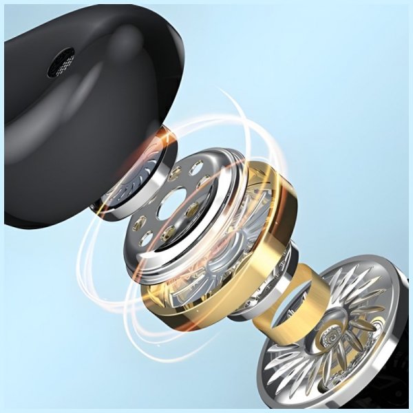 AWEI słuchawki stereo PC-7T USB-C 1.2mczarny/black