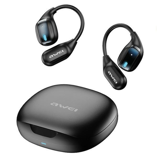 AWEI słuchawki Bluetooth 5.4 TZ12+ stacja dokująca czarny/black