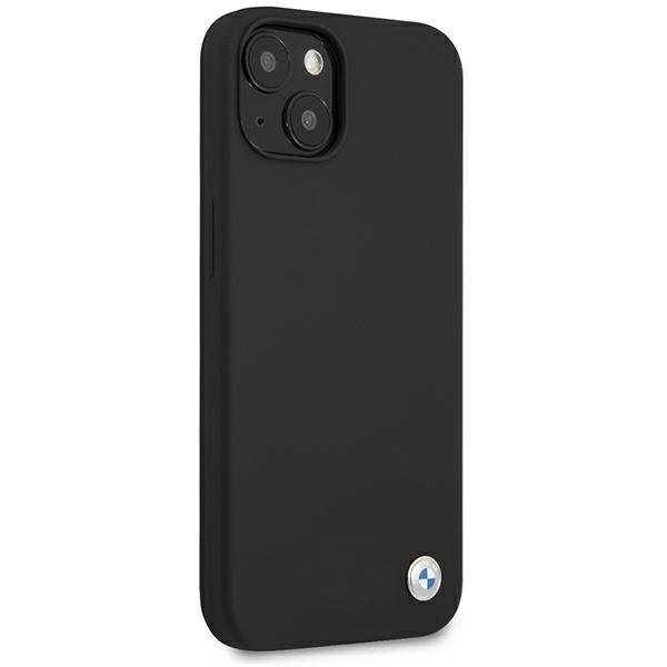 Etui BMW BMHCP13MSILBK iPhone 13 / 14 / 15 6.1&quot; czarny/black hardcase Silicone Signature