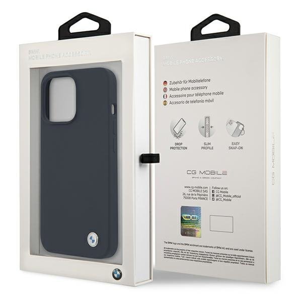 Etui BMW BMHCP13XSILNA iPhone 13 Pro Max 6,7&quot; granatowy/navy hardcase Silicone Signature