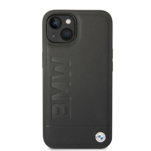 Etui BMW BMHMP14SSLLBK iPhone 14 / 15 / 13 6.1&quot; czarny/black hardcase Signature Logo Imprint Magsafe