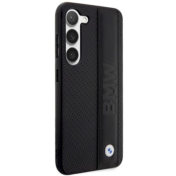 BMW BMHCS23S22RDPK S23 S911czarny/black hardcase Leather Textured & Stripe