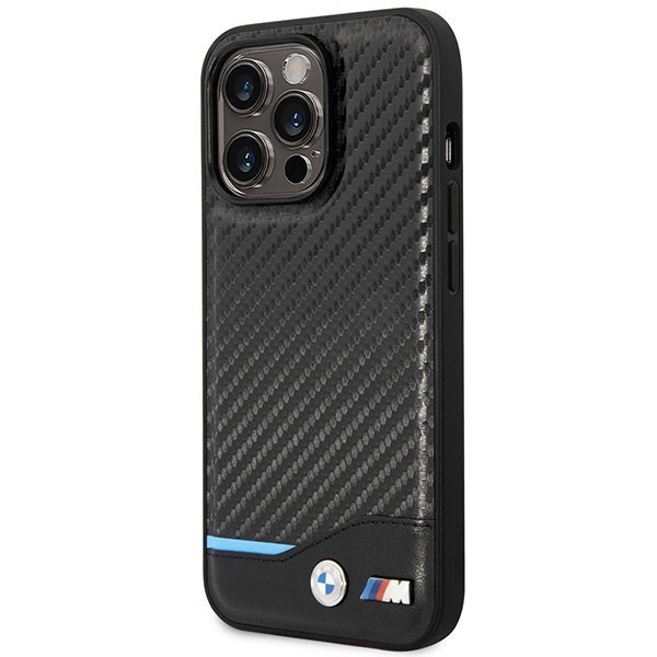 Etui BMW BMHMP14L22NBCK iPhone 14 Pro 6,1&quot; czarny/black Carbon MagSafe