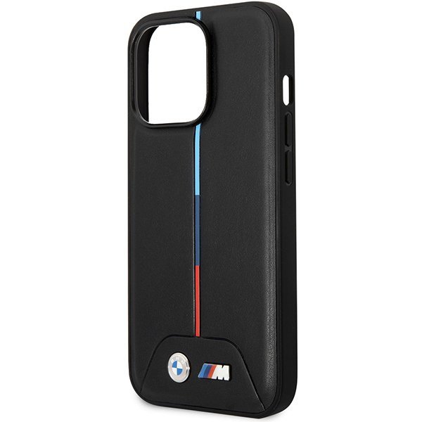 Etui BMW BMHMP13X22PVTK iPhone 13 Pro Max 6.7&quot; czarny/black Quilted Tricolor MagSafe