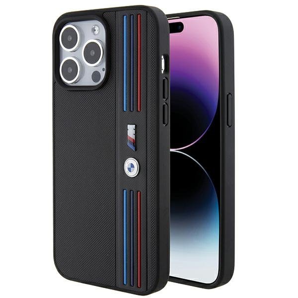 BMW BMHCP15L22PPMK iPhone 15 Pro 6.1&quot;czarny/black Tricolor M Collection