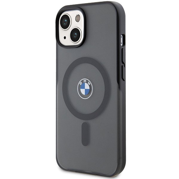 BMW BMHMP15MDSLK iPhone 15 Plus / 14 Plus 6.7&quot; czarny/black hardcase IML Signature MagSafe