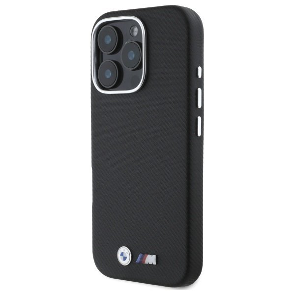 BMW BMHCP16X23PUFWKEV iPhone 16 Pro Max 6.9&quot; czarny/black hardcase M Edition Kevlar wrapped metal