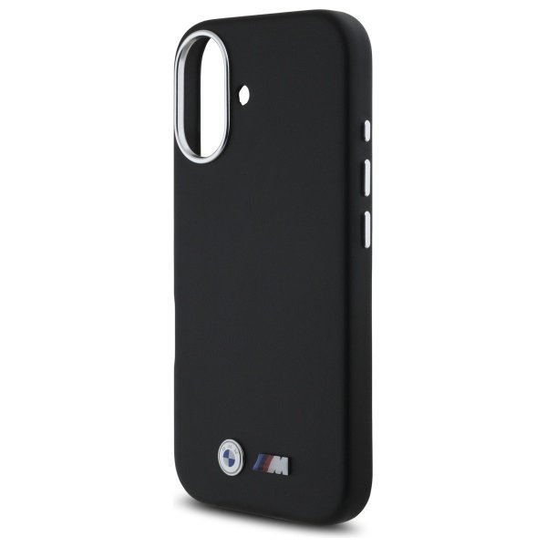 BMW BMHCP16S23PMWK iPhone 16 6.1&quot;        czarny/black hardcase M Smooth Full Wrapped Metal