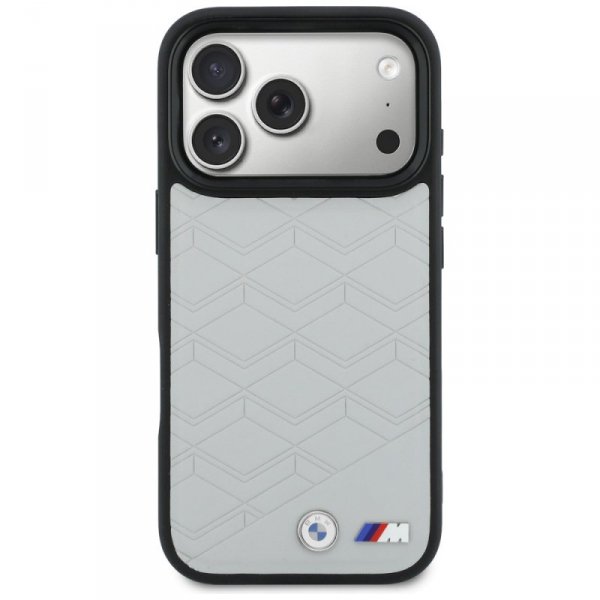 Etui BMW M Shape Logo MagSafe do iPhone  17 Pro szary