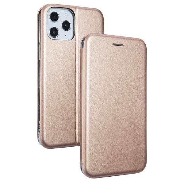 Beline Etui Book Magnetic iPhone 12/12Pro 6,1&quot; różowo-złoty/rosegold