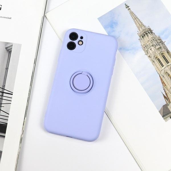 Beline Etui Silicone Ring iPhone 12 ProMax ocean blue