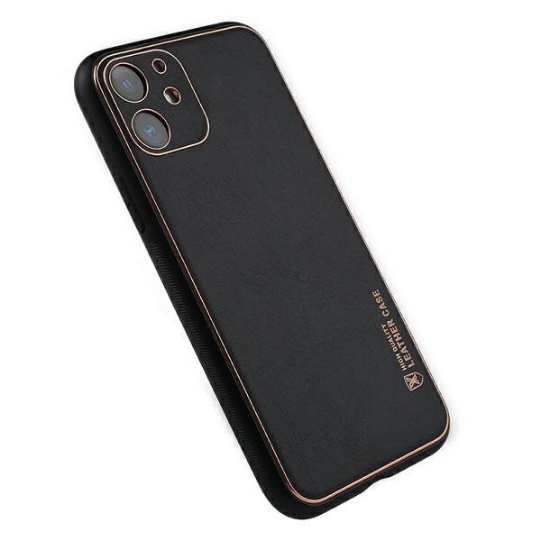 Beline Etui Leather Case iPhone 12 Pro Max czarny/black