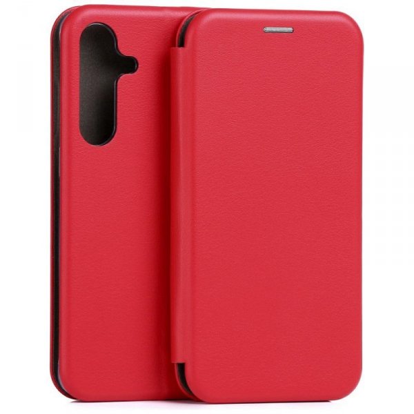 Etui Beline Book Magnetic do Samsung     Galaxy S25 FE czerwony