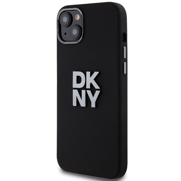 DKNY DKHCP15MSMCBSK iPhone 15 Plus / 14Plus 6.7&quot; czarny/black hardcase Liquid Silicone Metal Logo