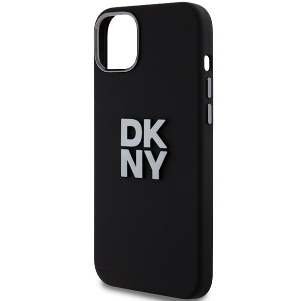 DKNY DKHCP15MSMCBSK iPhone 15 Plus / 14Plus 6.7&quot; czarny/black hardcase Liquid Silicone Metal Logo