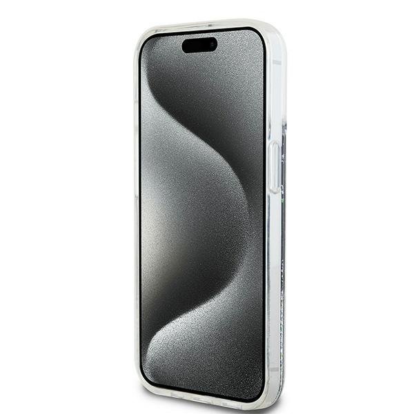 DKNY DKHCP15SLBNAEK iPhone 15 / 14 / 13 6.1&quot; czarny/black hardcase Liquid Glitter Big Logo