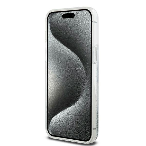 DKNY DKHCP15XLBNAET iPhone 15 Pro Max6.7&quot; biały/white hardcase Liquid Glitter Big Logo
