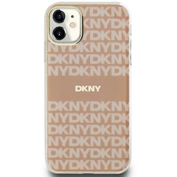 DKNY DKHMN61HRHSEP iPhone 11 / Xr6.1&quot; różowy/pink hardcase IML Mono & Stripe MagSafe