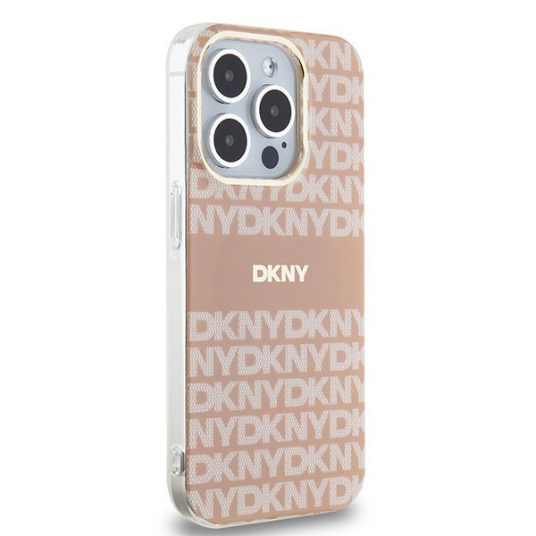 DKNY DKHMP14XHRHSEP iPhone 14 Pro Max6.7&quot; różowy/pink hardcase IML Mono & Stripe MagSafe