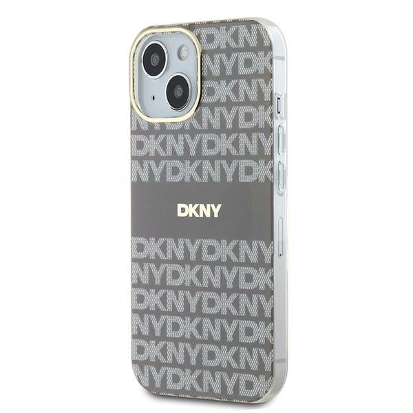 DKNY DKHMP15SHRHSEE iPhone 15 / 14 / 136.1&quot; beżowy/beige hardcase IML Mono & Stripe MagSafe